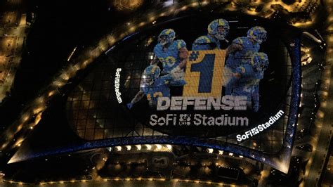 SoFi Stadium sends a message to the divisional bound Los Angeles Rams!