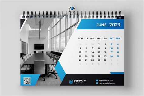 Desk Calendar Template | Behance