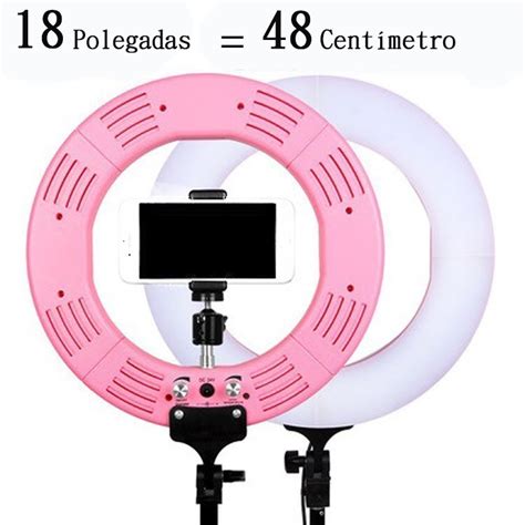 Kit Iluminador Led Ring Light 48cm 80w Bicolor Tripé Mercado Livre