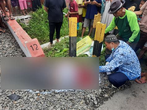 Warga Sidoarjo Meninggal Tertabrak Kereta Api Di Pelintasan Tanpa