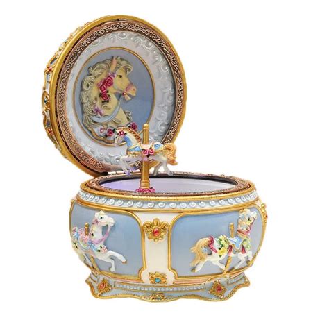 Luminous Merry Go Round Music Box Happy Birthday Christmas Wedding T