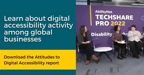 Abilitynet On Linkedin Attitudes To Digital Accessibility 2022 Survey