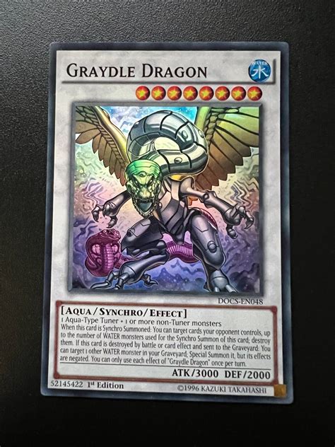 Graydle Dragon DOCS EN048 Super Rare 1st Edition Near Mint Yugioh EBay