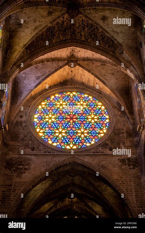 Interior, Palma Cathedral, Palma de Majorca, Spain Stock Photo - Alamy