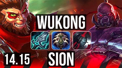 Wukong Vs Sion Top 8 Solo Kills 47k Dmg 13 3 7 500 Games Br