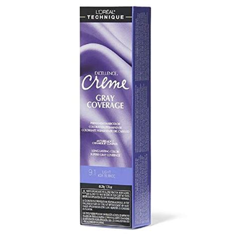 L Oreal Paris Excellence Creme Permanent Hair Color Light Ash Blonde No Ounce