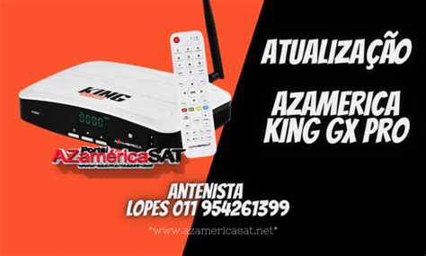 Az Am Rica King Gx Pro Atualiza O Usb V Fun O Chmax Azamerica