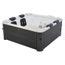 Spa Semi Rigide Places Gris Anthracite Avec Led Et Accessoires