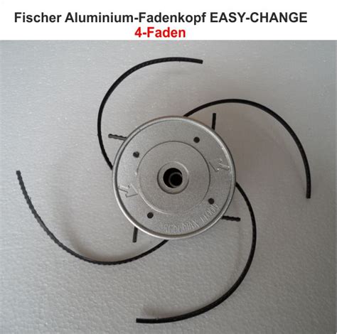 Fischer Faden Aluminium Fadenkopf Easy Change M Hkopf Freischneider