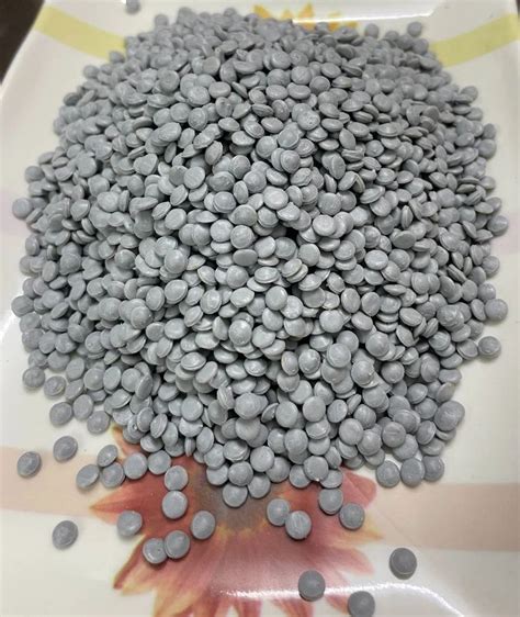 Reliance Black Grey RPVC Granules Grey PVC Moulding Grade Solid 2