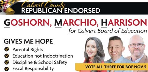 2024 Calvert Candidates — Calvert County Republican Party