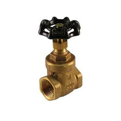 Thrifco 6415004 3 4 Inch IPS Brass Gate Valve