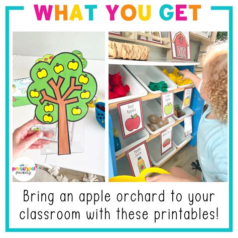 Apple Orchard Dramatic Play Center Preschool Packets