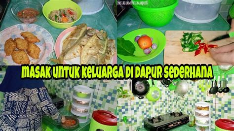 Kegiatan Ibu Rumah Tangga Dirumah Masak Menu Sederhana Makan Siang