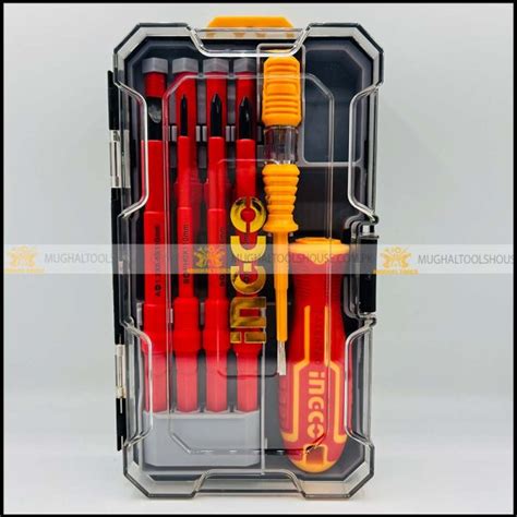 Ingco Pcs Interchangeable Insulated Screwdriver Set Mughal Tools House