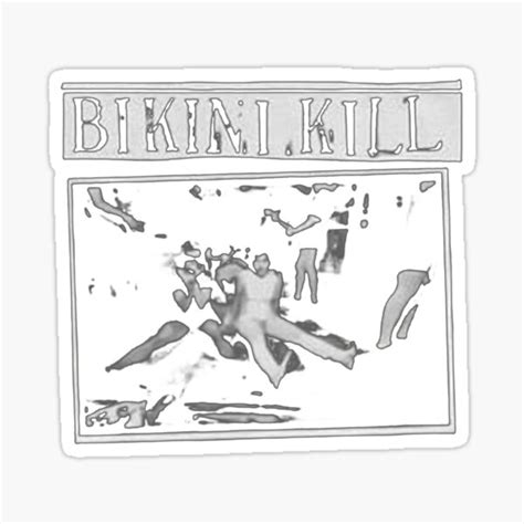 Night Clubbing Bikini Kill Sticker For Sale By Lucilehockett