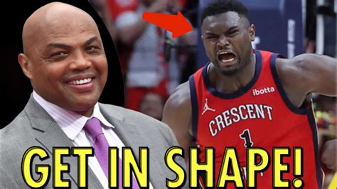 Charles Barkley Speaking Facts On Zion Williamson Youtube