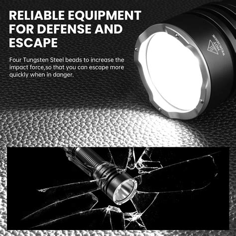 Wurkkos Ts Tactical Flashlight Xhp Hi Led Lm Torch Ipx