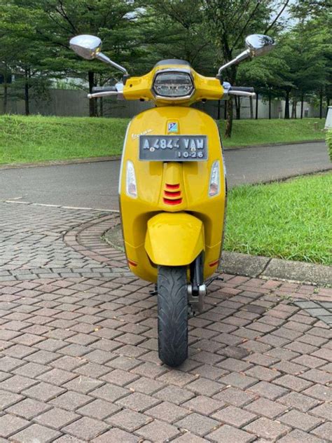 Vespa Sprint S Iget Abs Yellow Full Ori Like New Dijual Co Id