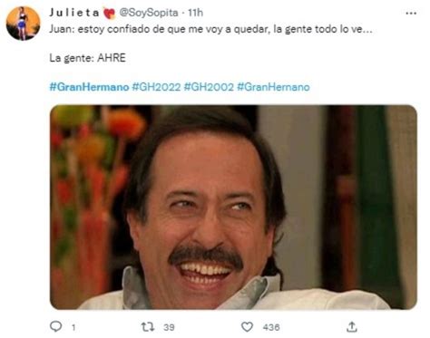 La ola de memes que dejó la salida de Juan Reverdito de Gran Hermano