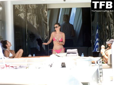 Demi Moore Looks Sensational At In A Red Bikini On Vacation In Greece Photos