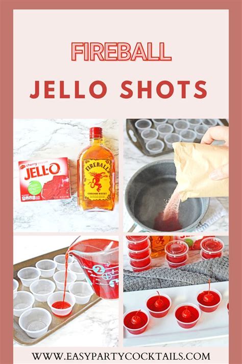 Easy Cherry Fireball Jello Shots Fireball Jello Shots Cherry Jello