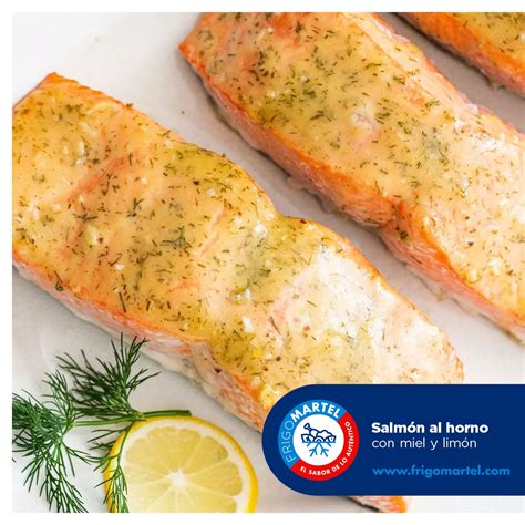 Salmón al horno con miel y limón Frigo Martel