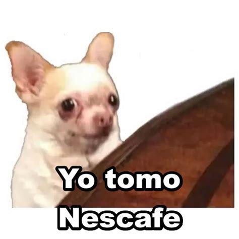 Sticker Yo Tomo Nescafe PNG DescargarStickers