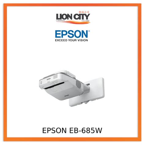 Epson EB-685W Ultra-Short Throw WXGA 3LCD Projector | Lion City Company