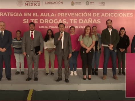 Veracruz inicia campaña Si Te Drogas Te Dañas en escuelas