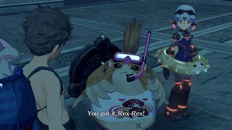 Xenoblade Chronicles 2 Swimsuit Edition Cutscene 120 Entering The