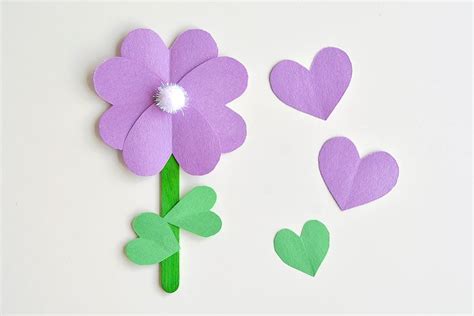 How to Make Construction Paper Flowers – One Little Project