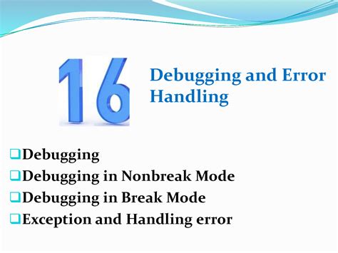 Solution Chapter Debuggingandexceptionhandling Studypool