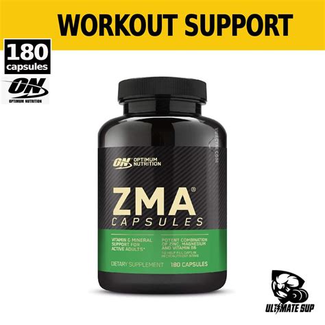 Optimum Nutrition ZMA With Vitamins & Minerals, 180 Capsules – Ultimate Sup