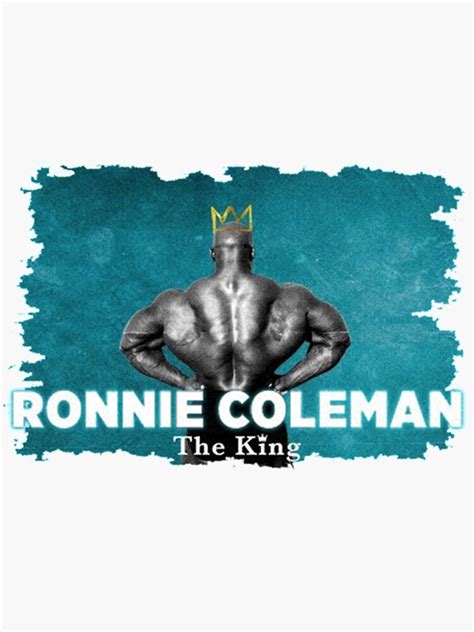 Ronnie Coleman Long Sticker For Sale By Campmuscle Redbubble