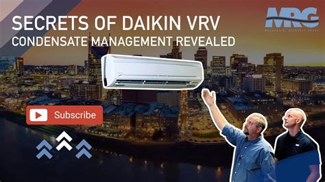 Secrets Of Daikin VRV Condensate Management Revealed YouTube