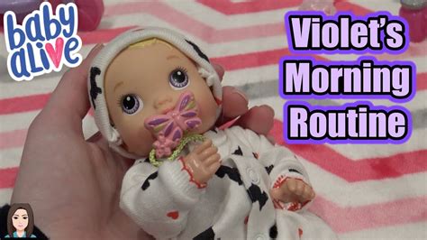 Baby Alive Violet's Morning Routine! | Kelli Maple - YouTube