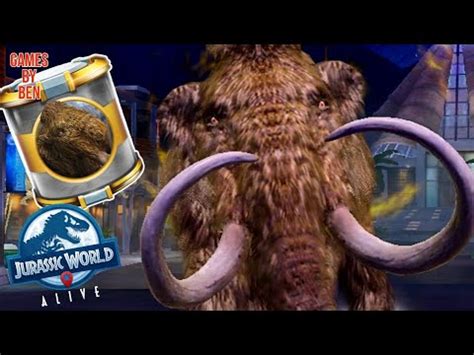 WOOLLY MAMMOTH BOSS RAID 230204 Jurassic World Alive