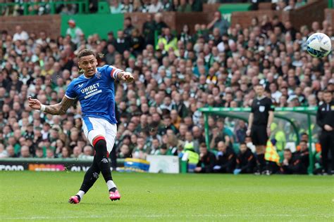 James Tavernier silences Celtic fans with stunning free-kick but Kyogo ...