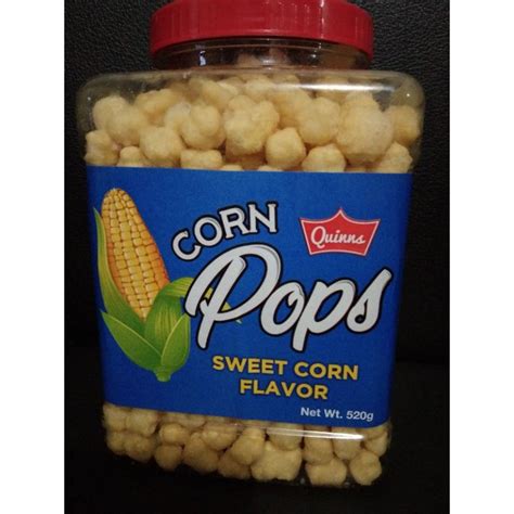 Quinns Corn Pops Sweet Corn Flavor Net Wt G Shopee Philippines