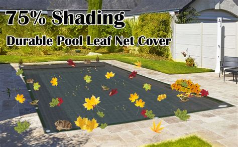 Amazon Yfdkeey Pool Leaf Net Cover Ft Rectangular