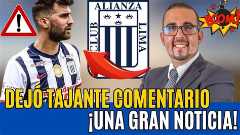 Plant N Urgente Periodista Habl De La Derrota De Alianza Lima Liga