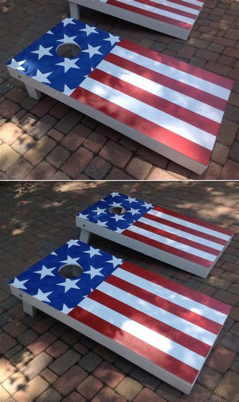 Corn Hole Game Fourth Of July Diy Yard Games