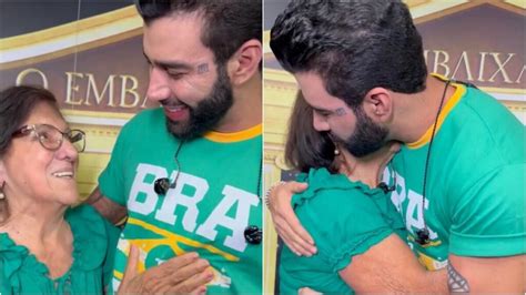 Gusttavo Lima Atende Senhora De Anos Nos Bastidores De Show Em S O