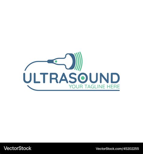 Ultrasound Logo Image Royalty Free Vector Image