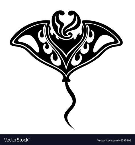 Manta ray Royalty Free Vector Image - VectorStock