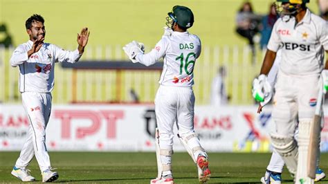 Pak Vs Ban Highlights Nd Test Day Bangladesh At Stumps After