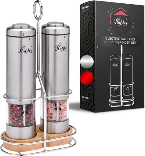 Electric Salt Or Pepper Grinder Battery Powered Pepper Mill Or Salt