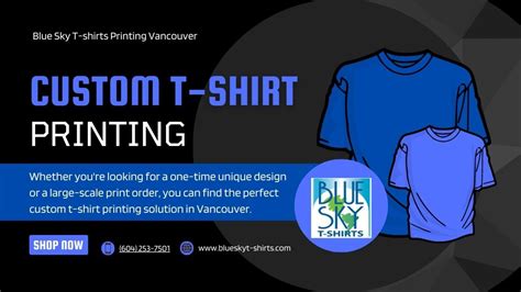 Best Custom T-shirt Printing In Vancouver | Promotional T-Shirts