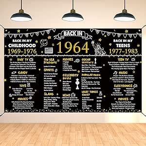 Darunaxy Th Birthday Black Gold Party Decoration Back In Banner